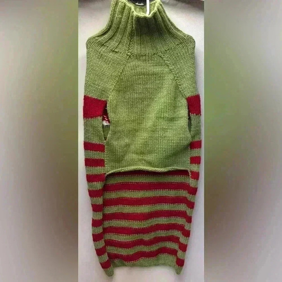 Little Monster Dog Sweater Chilly Dog Hand Knit Wool - Picture 4 of 5